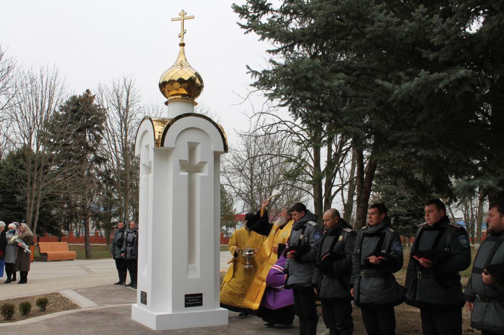 Освящение памятного знака основателям Екатериновского куреня Освящение памятного знака основателям Екатериновского куреня