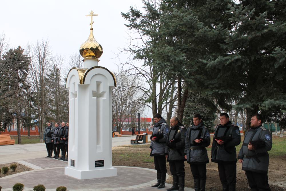 Освящение памятного знака основателям Екатериновского куреня Освящение памятного знака основателям Екатериновского куреня