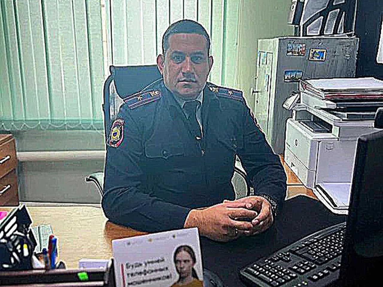 Начальник ОУР Владимир Кандалов. | Сегодня 108 лет уголовному розыску в системе МВД России